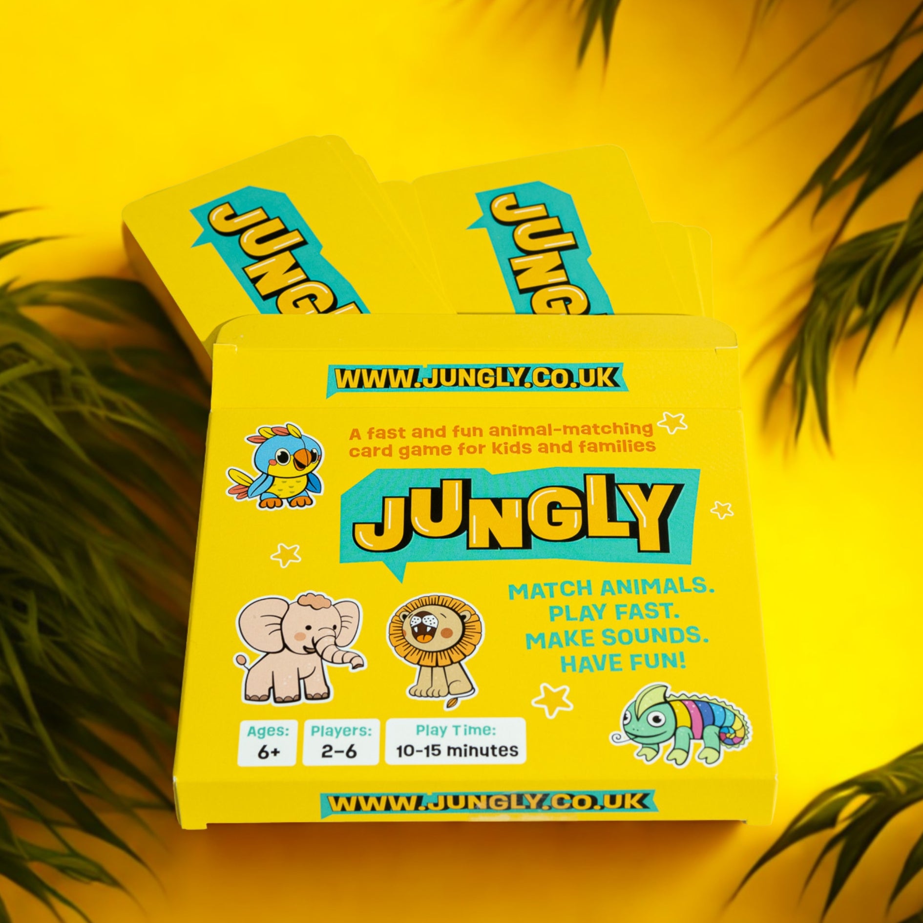 Jungly Animal Matching Card Game - Age 6 +