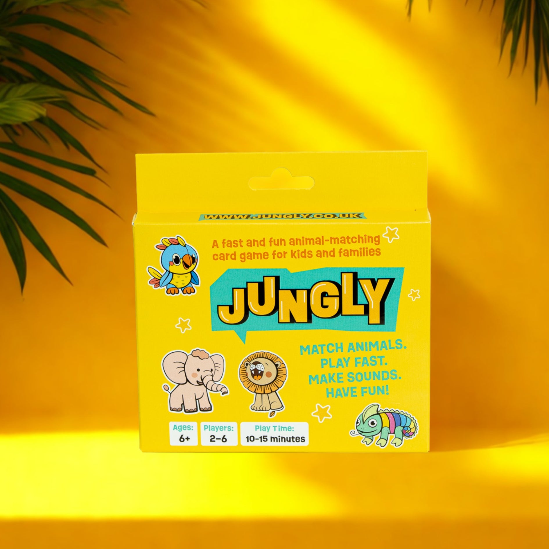Jungly Animal Matching Card Game - Age 6 +