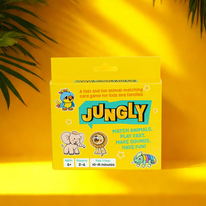 Jungly Animal Matching Card Game - Age 6 +